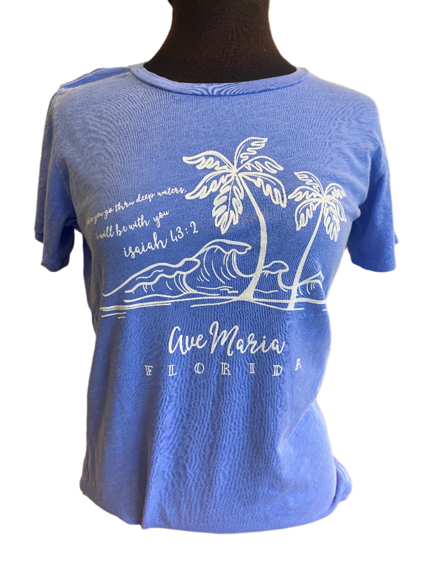 Isaiah 43:2 Deep Waters - Palms Ave Maria FL - T-Shirt