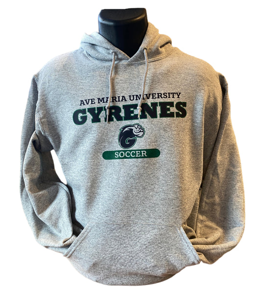 Grey Gyrenes Soccer Hoodie-Jerzees