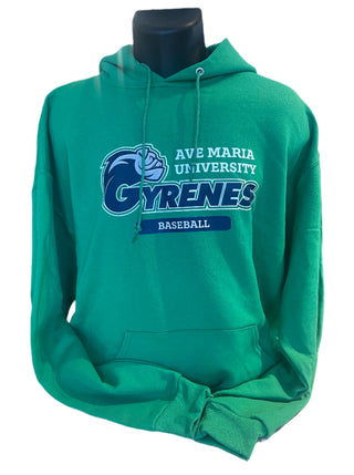 Jerzees Kelly Green Hoodie - Baseball Updated Design