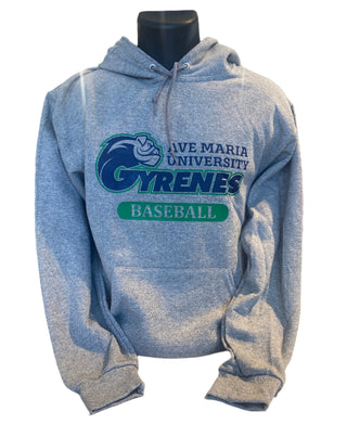 Jerzees Oxford Grey Hoodie-Baseball