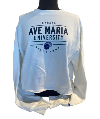 Ave Maria University Gyrene Est 2003 - Raw Edge Crew Sweatshirt