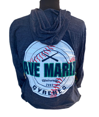 Ave Maria University Baseball Triblend Hoodie