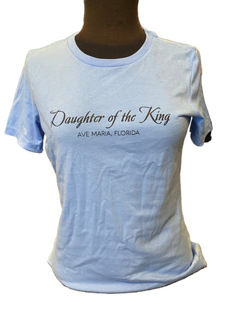 Daughter of the King Ladies Columbia Blue T-Shirt
