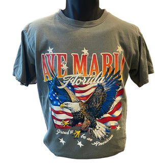 Proud to be an American Ave Maria Florida Eagle T-Shirt