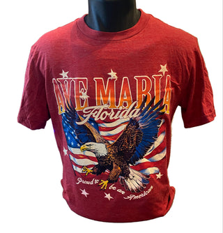 Proud to be an American Ave Maria Florida Eagle T-Shirt