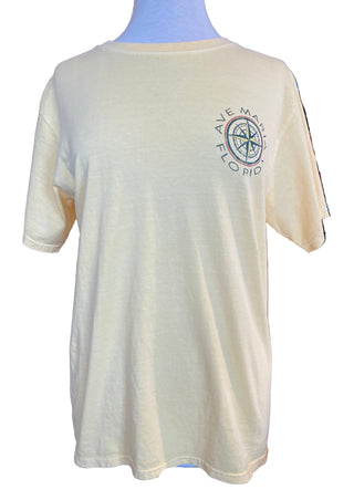 Ave Maria Compass Tshirt Blue 84