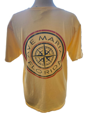 Ave Maria Compass Tshirt Blue 84