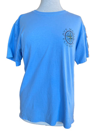 Ave Maria Compass Tshirt Blue 84