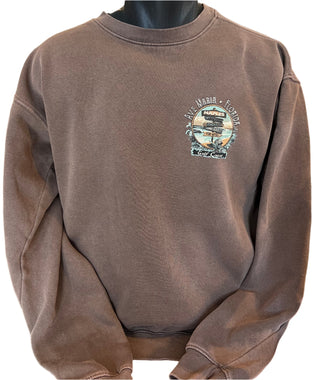 Ave Maria Florida Gulf Coast Beach Sign Crewneck