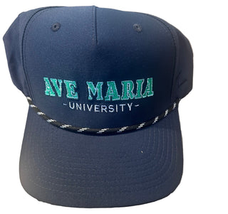AMU Embroidered Hyper Cool Semi Curve Snapback Hat- Zephyr