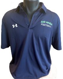 UA Navy Team Tech Polo with sleeve print