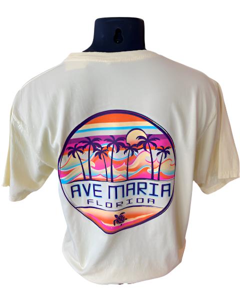 Ave Maria Florida Sunset Tee - Blue 84