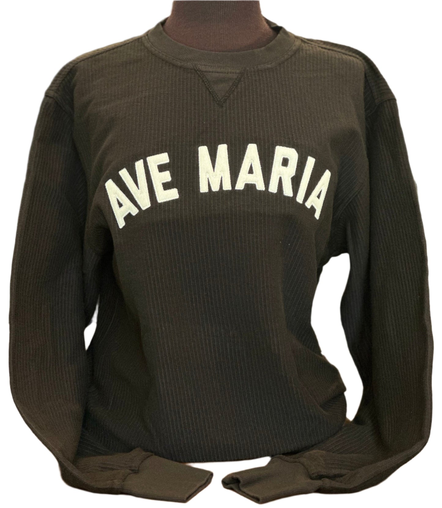 Ave Maria- Corded Crewneck