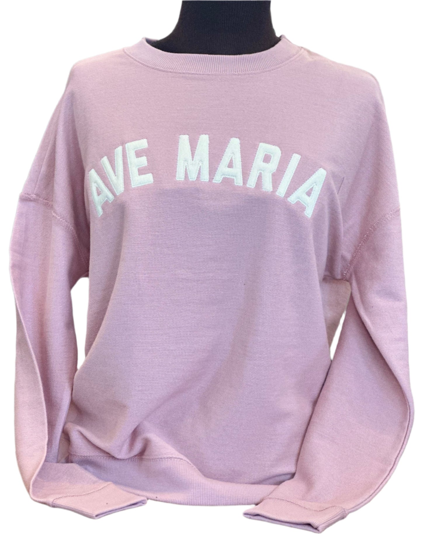 Ave Maria- Reverse Terry Crewneck