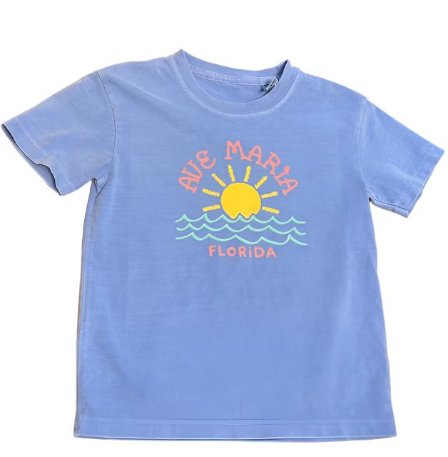 Sun & Waves Shimmer- Ave Maria Toddler Tee