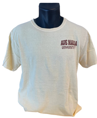 'Jesus Loves You' Dyed Ringspun Tee - Blue 84