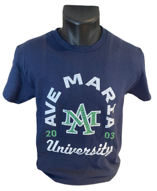 Gildan Navy T-Shirt - AM Marketing Design