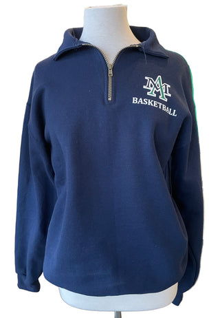 Ave Maria Basketball Navy Quarter Zip
