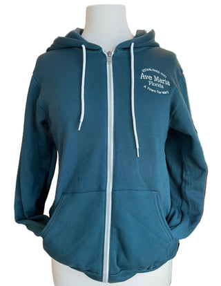 Bella + Canva Full Zip Town for Mary Hoodie Atlantic