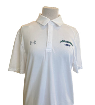 UA White Team Tech Polos