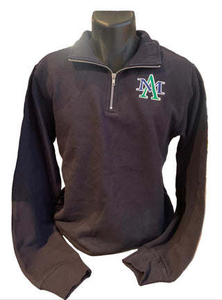 Independent Trading Company Embroidered Navy Quarter Zip