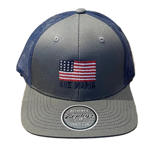 Zephyr US Flag Chain Embroidered Hat