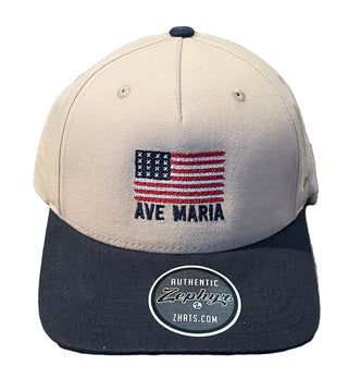 Zephyr US Flag Chain Embroidered Hat