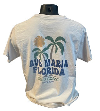 Palm Sun Vintage Ave Maria FL T-Shirt - Blue 84