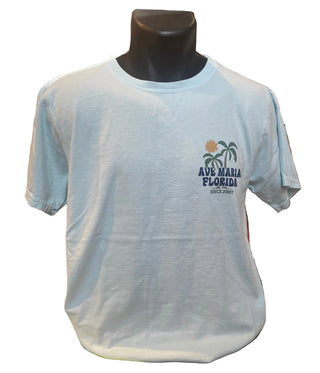 Palm Sun Vintage Ave Maria FL T-Shirt - Blue 84
