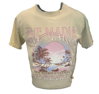 Ave Maria Florida Pray Without Ceasing Beach T-Shirt