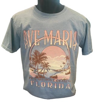 Ave Maria Florida Pray Without Ceasing Beach T-Shirt