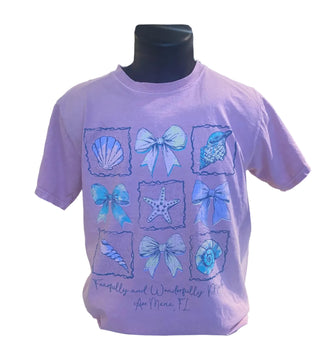Ave Maria FL Feafrully and Wonderfully Made Shell and Bow T-Shirt