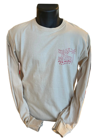 Ave Maria FL Walk by Faith Longsleeve Tee