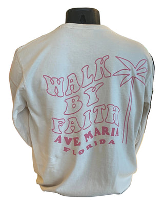 Ave Maria FL Walk by Faith Longsleeve Tee