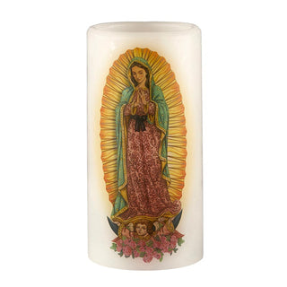 Our Lady of Guadalupe Flameless Devotional LED Candle