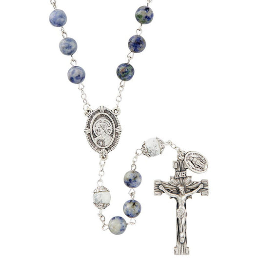 Living Stone Collection Blue Rosary