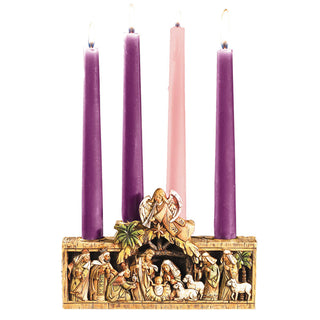 Nativity Advent Candle Holder - Autom