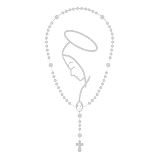 Rosary Auto Decal