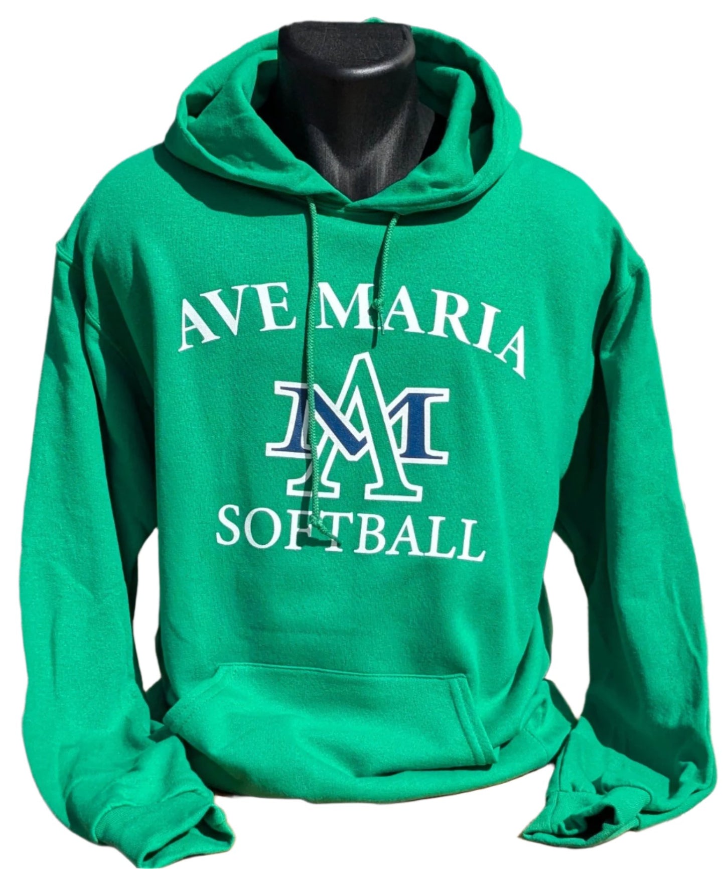 Softball Green Hoodie A/M- Jerzee