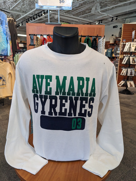 Ave Maria Gyrenes 03 - Fundamental Fleece Crewneck - MV SPORT