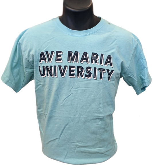 Ave Maria University Bold-Lettered Short Sleeve