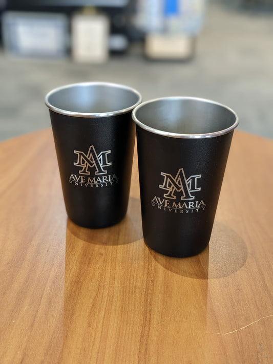 Greens Steel - Stainless Steel Cups with AM logo