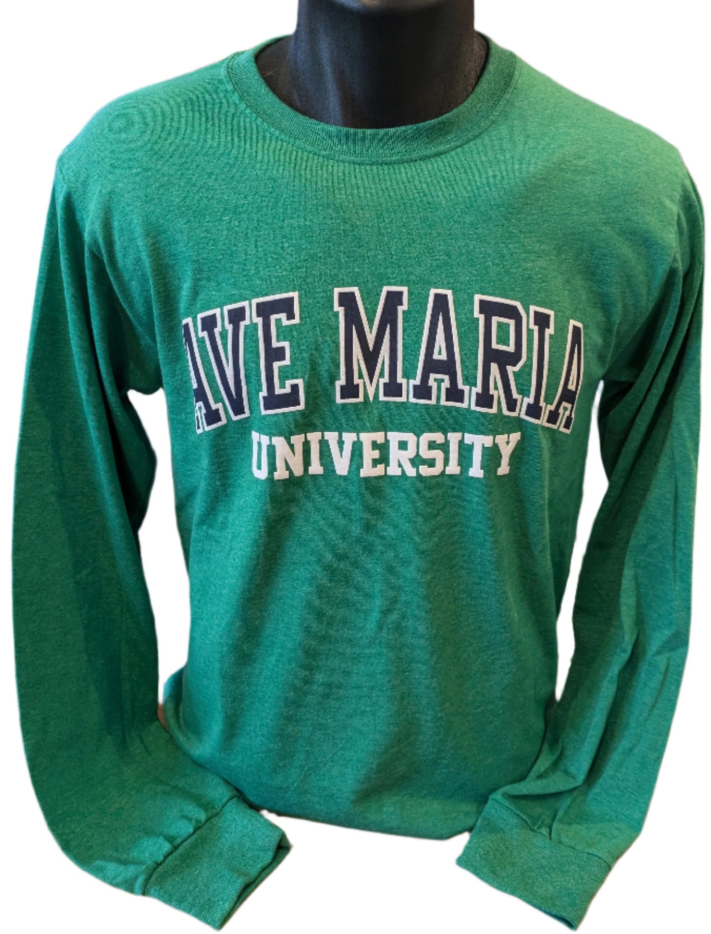 Ave Maria University Kelly Green Classic Long Sleeve Tee