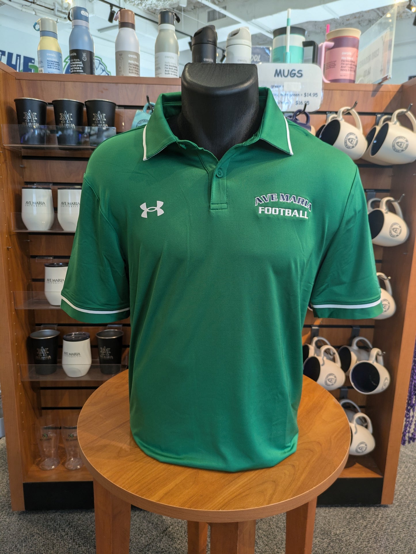 Kelly Green Team Tipped Polo - Under Armour