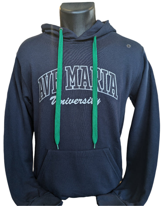 Ave Maria University Navy Comfort Fleece Hoodie - MV Sport