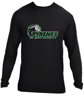 Gyrenes Black Dri-fit Long Sleeve Shirt