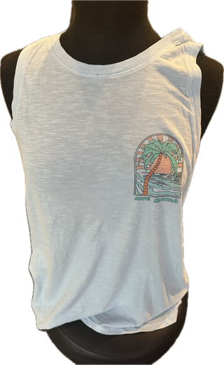 Ave Maria Palm Tree - Tank Top - Blue 84