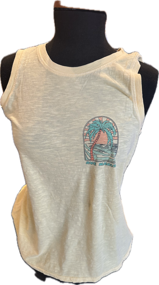 Ave Maria Palm Tree - Tank Top - Blue 84