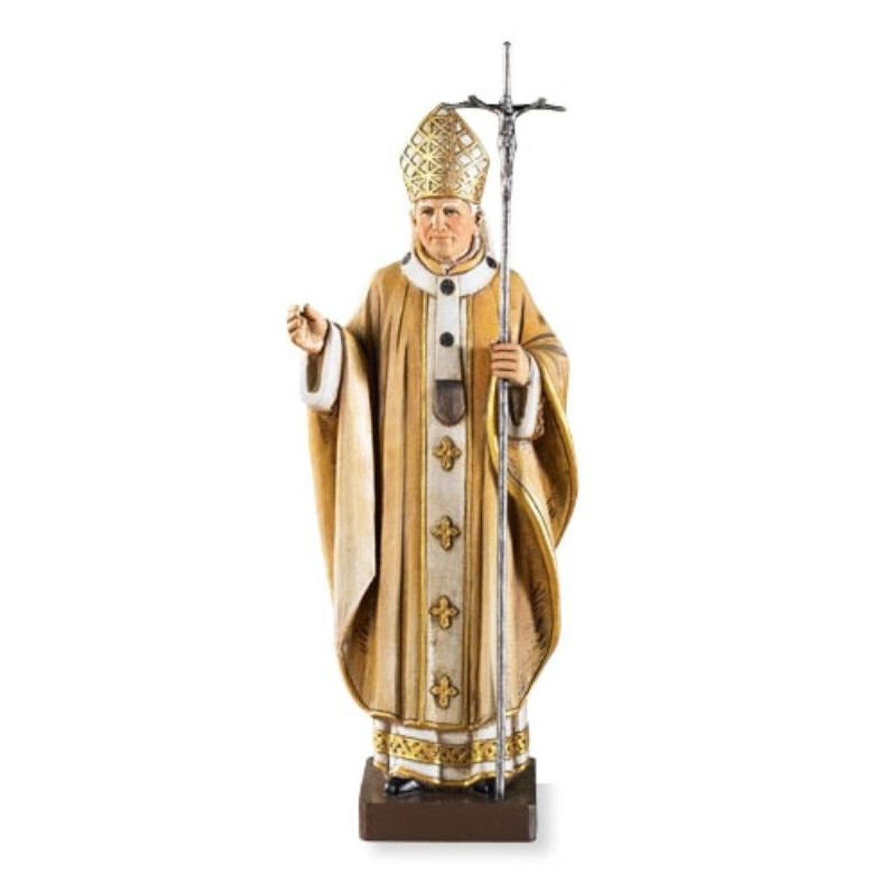 St. John Paul II Toscana 9.5" Statue-Autom