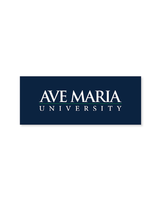 Laptop Sticker with AMU Logo